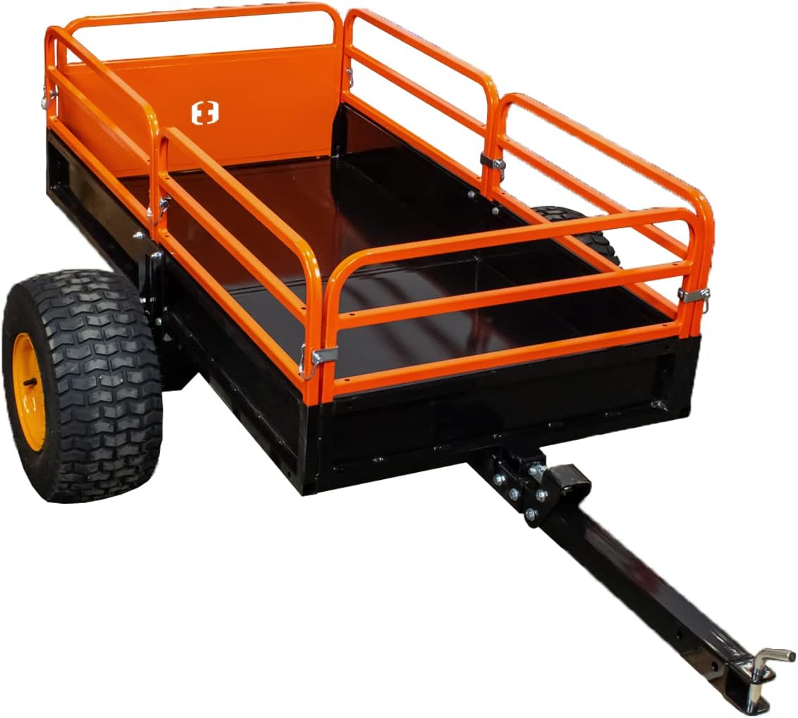 Heavy Duty Utility Cart and Cargo Trailer 1500lb Capacity 15 cu. ft. B54624