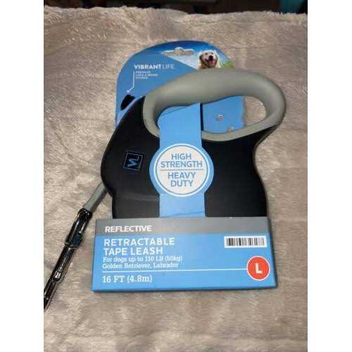 Reflective Retractable Tape Leash O64828