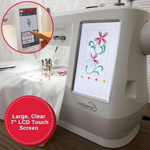 Sewing & Embroidery Machine with 250 Built-in Stitches H5566