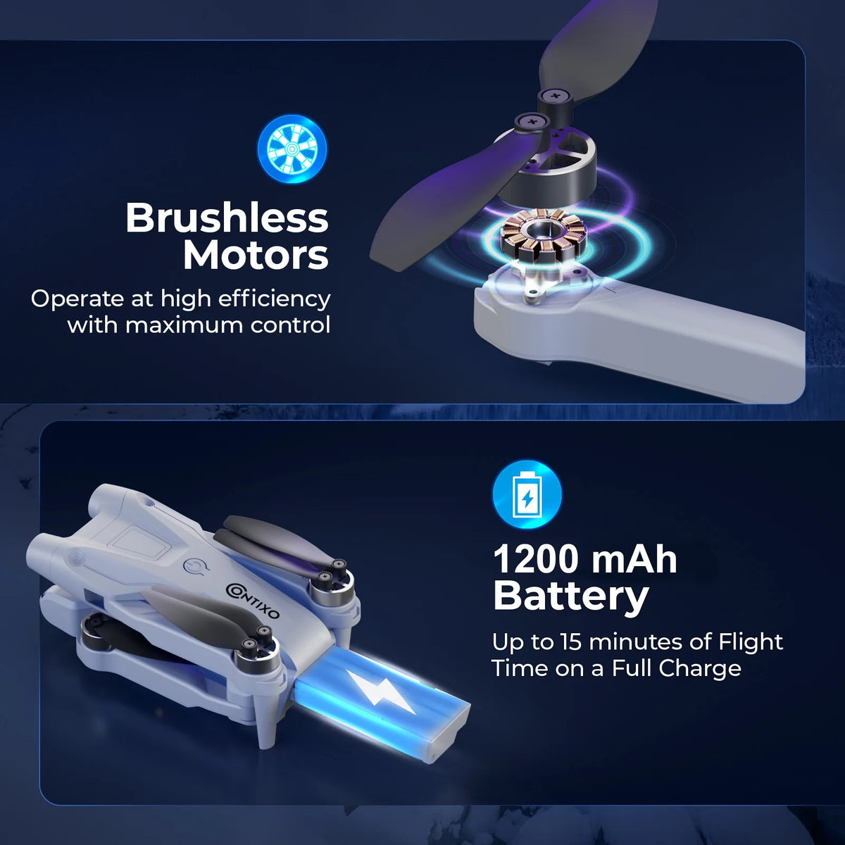 Foldable RC Drone with 1080P HD Camera F28692