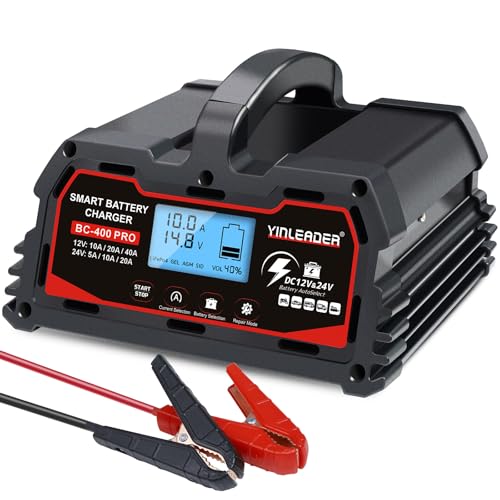 40A 12V/24V Lead Acid LiFePO4 Automatic Battery Charger A425