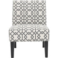 Gray Fabric Accent Chair Q112