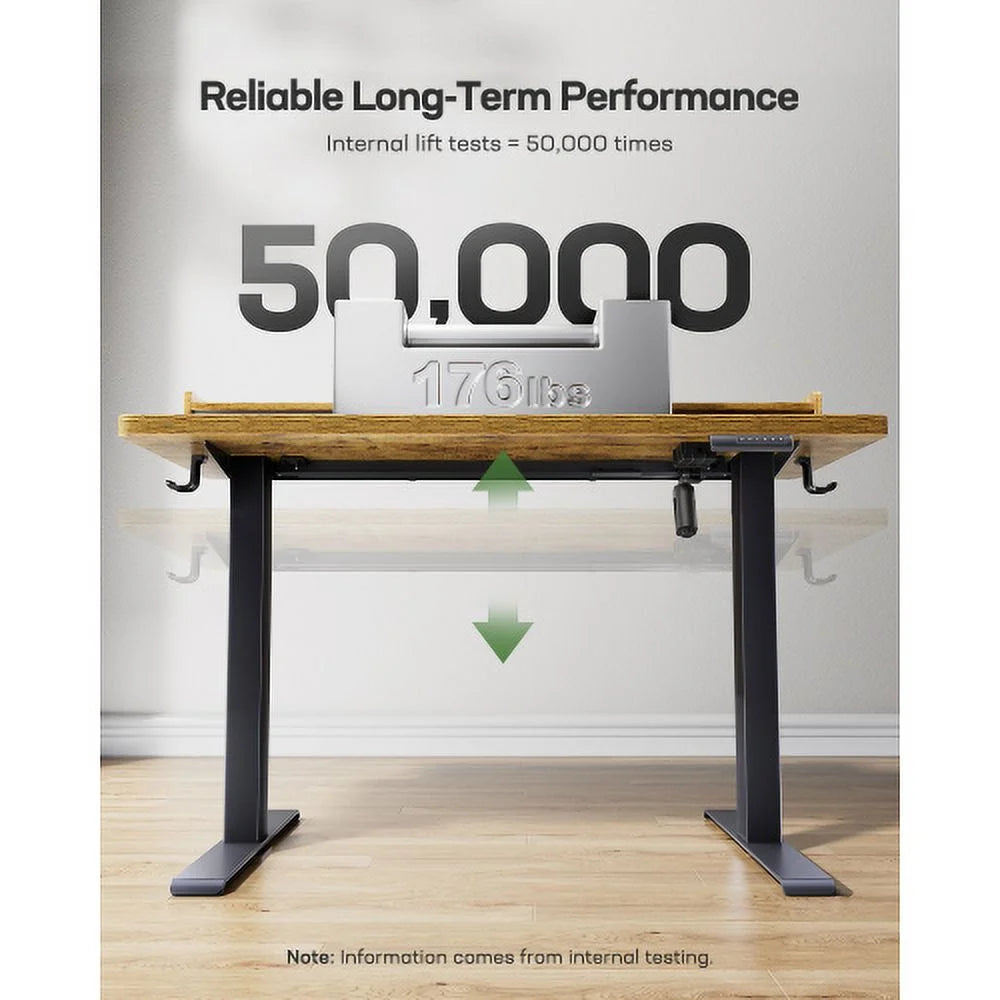 Adjustable Height Electric Standing Desk 55 x 24 Inches E572991