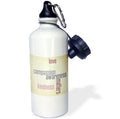 21 oz Inspirational Quotes Sports Water Bottle Q133