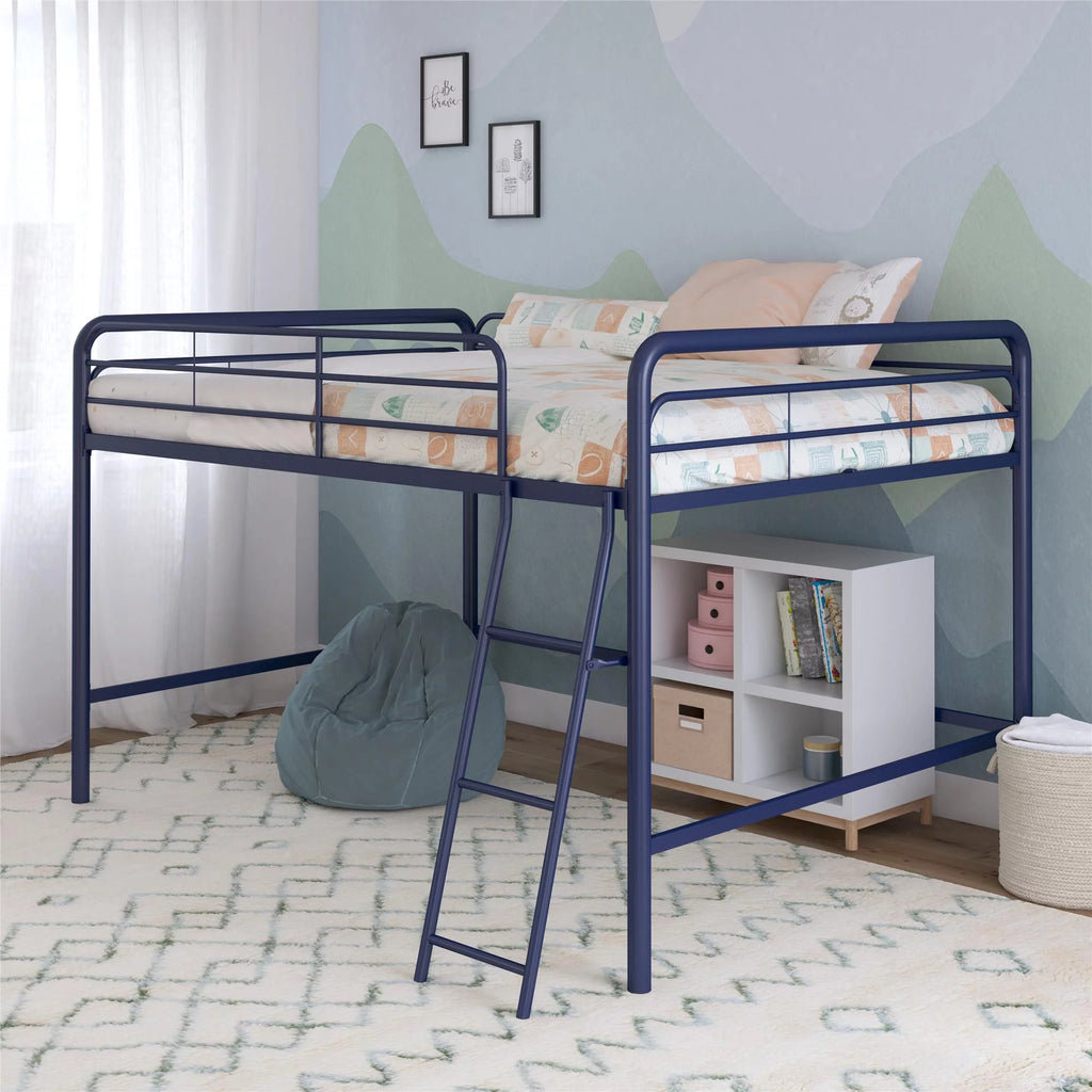 Black Full Metal Loft Bed M524197
