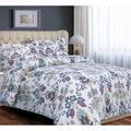 Paisley Flannel 3-Piece Queen Duvet Cover Set Y244