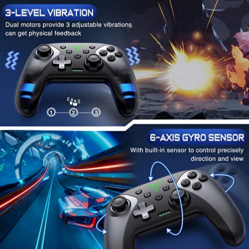 Wireless Switch Controller with Back Buttons, Programmable, Turbo Function Y737028