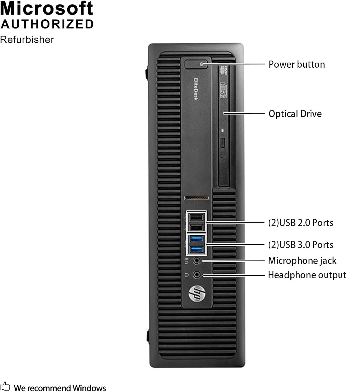 Intel Core i3-4130 3.4 GHz 8GB RAM 500GB HDD Desktop Computer U7187