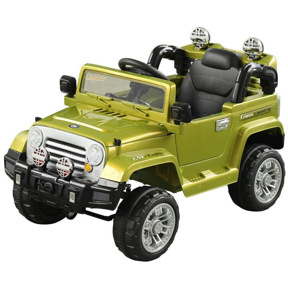 12V Kids Electric Ride on Toy Car Truck with Remote Control - Green C887