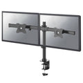 Dual Desk Mount for Two 10-27" Monitor Screens Black G181