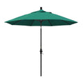 9 ft. Stone Black Aluminum Market Patio Umbrella D626228