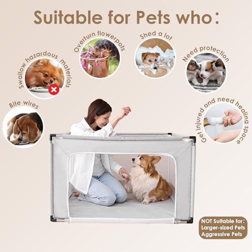 42x42x26 Inches Dog Playpen with Door N60710