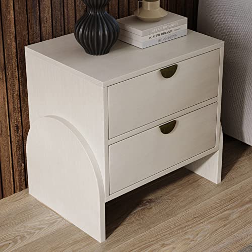 Antique White Rubber Wood Double Dresser R18915