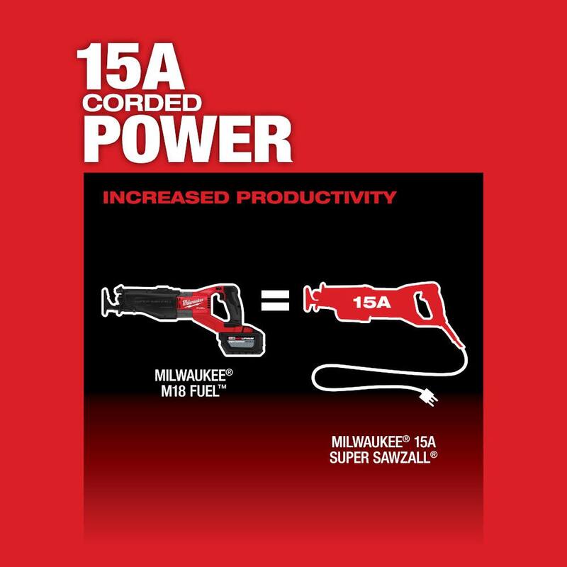 18V Brushless Cordless Reciprocating Saw with Battery & Blade Set D613626