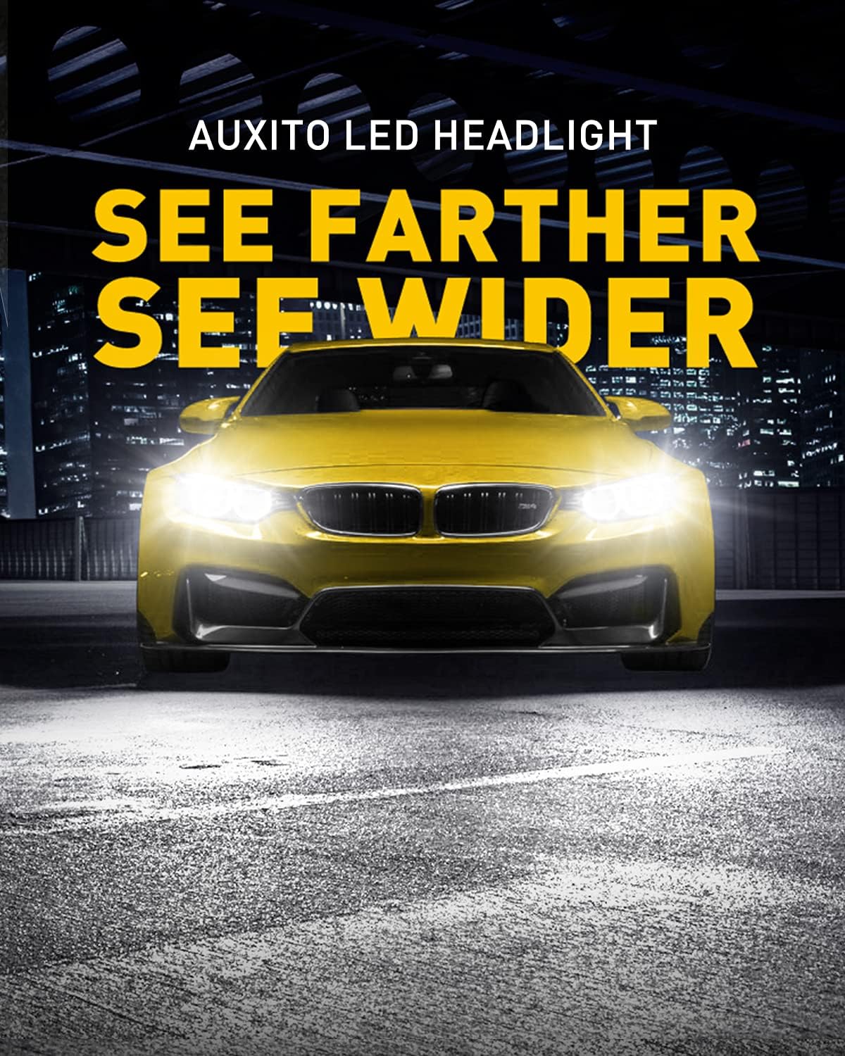 9006 LED Headlight Bulbs, 6500K Xenon White, Pack of 2 I765