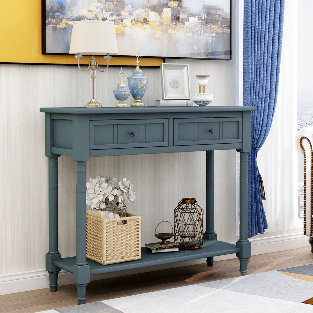 35.4" Console Table with 2 Drawers R601136