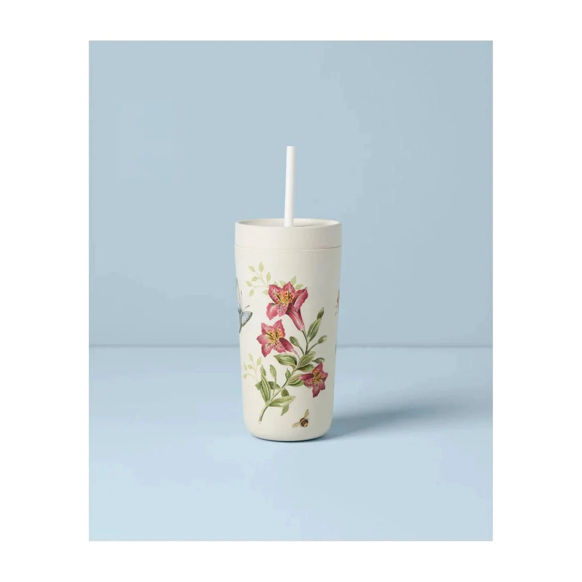 Bamboo Tumbler With Straw O413591