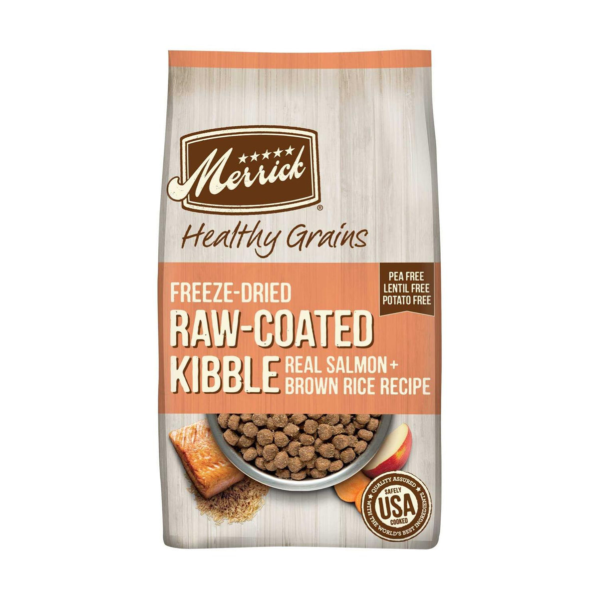 Freeze Dried Raw Coated Kibble Dry Dog Food with Real and Brown Rice B3751