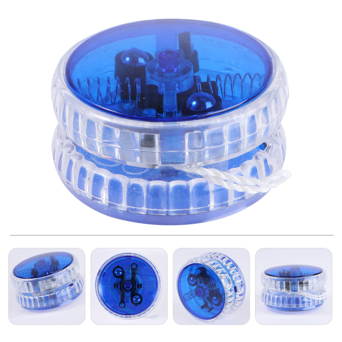 Blue LED Luminous Yoyo with String Q97283