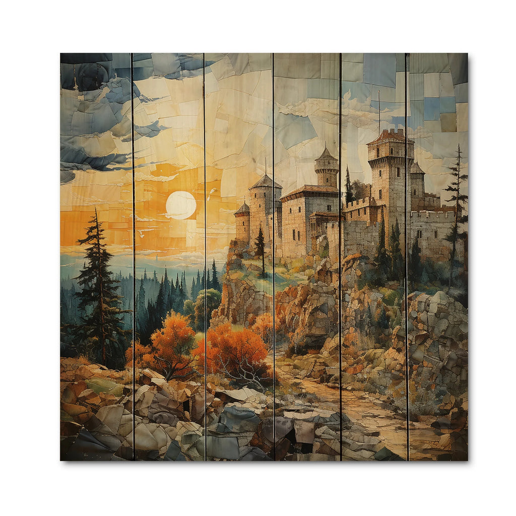 Natural Pine Wood Landscapes Print E7940