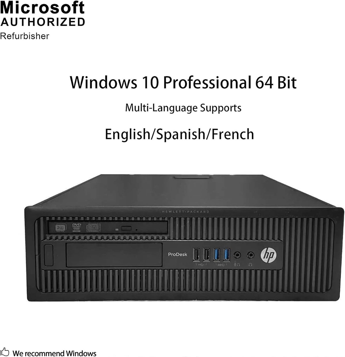 Intel Core i3-4130 3.4 GHz 8GB RAM 500GB HDD Desktop Computer U7187