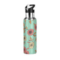 20 oz Insulated Stainless Steel Water Bottle with Straw Lid V668