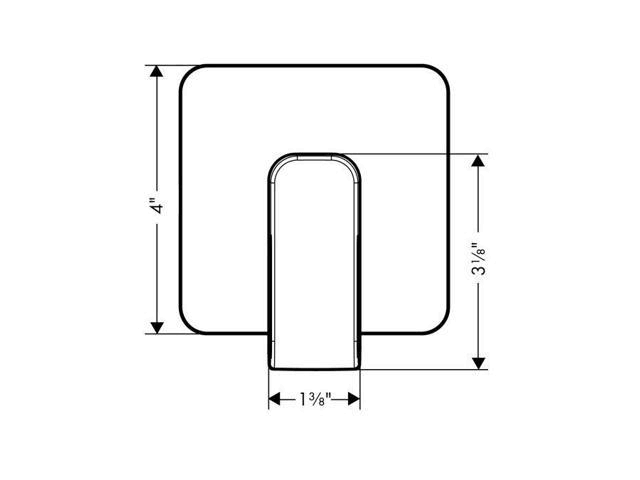 Chrome Volume Control Trim T228