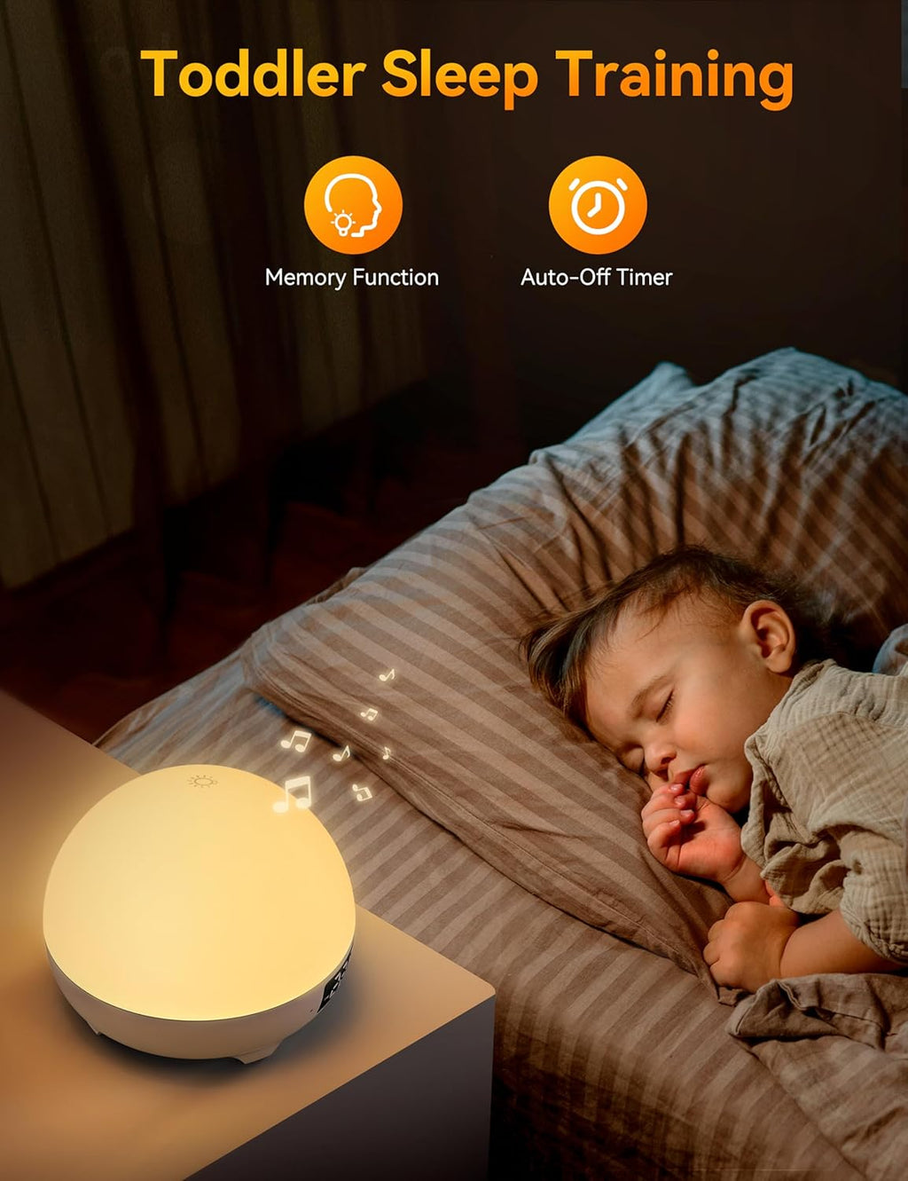 34 Soothing Sounds Sleep Sound Machine with Night Light O87051
