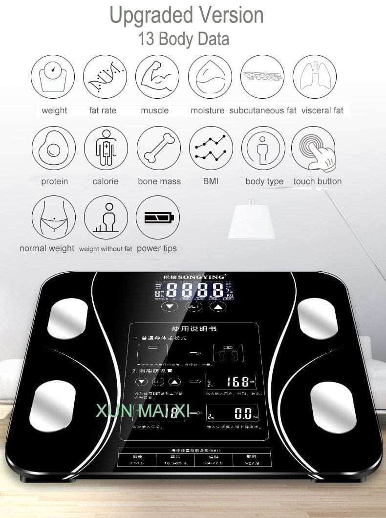 Bluetooth Body Fat Scale E27469