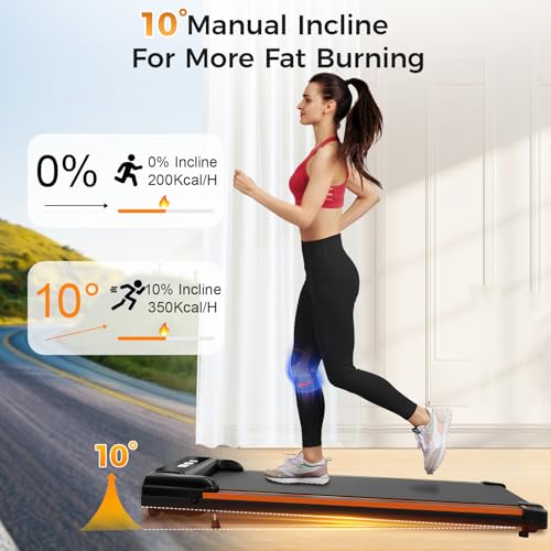 Walking Pad with Incline Treadmill U404