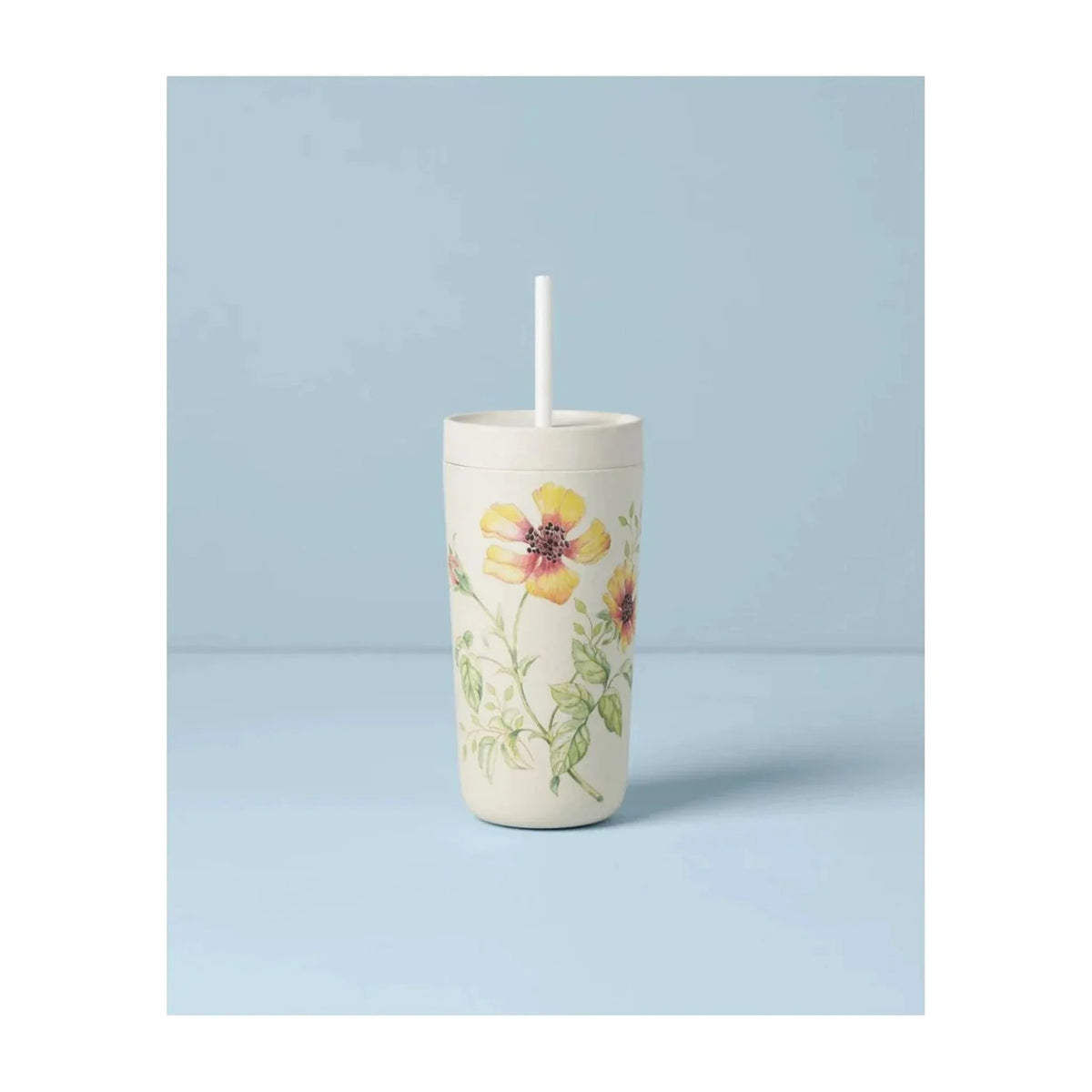Bamboo Tumbler With Straw O413591
