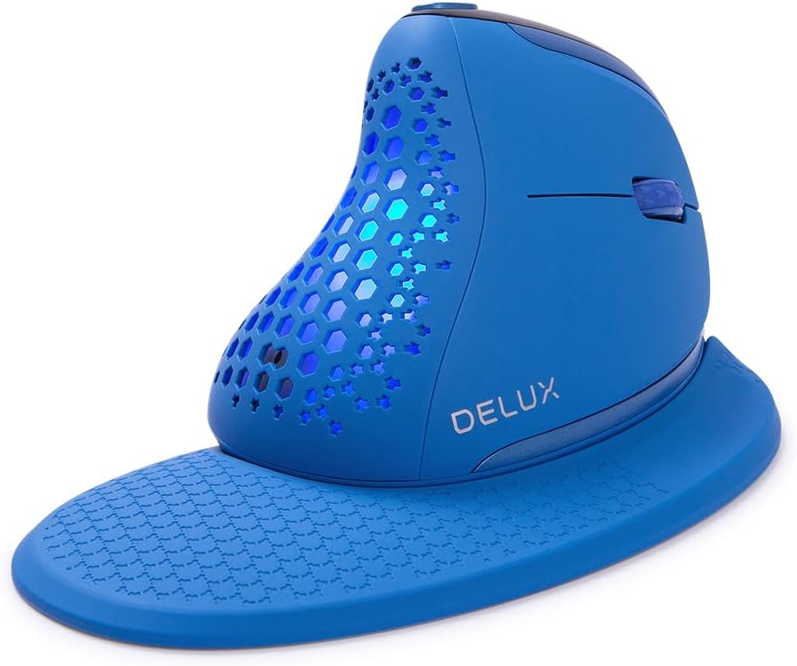 Wireless Ergonomic Vertical Mouse with OLED Screen, 7200DPI, Rechargeable U7635