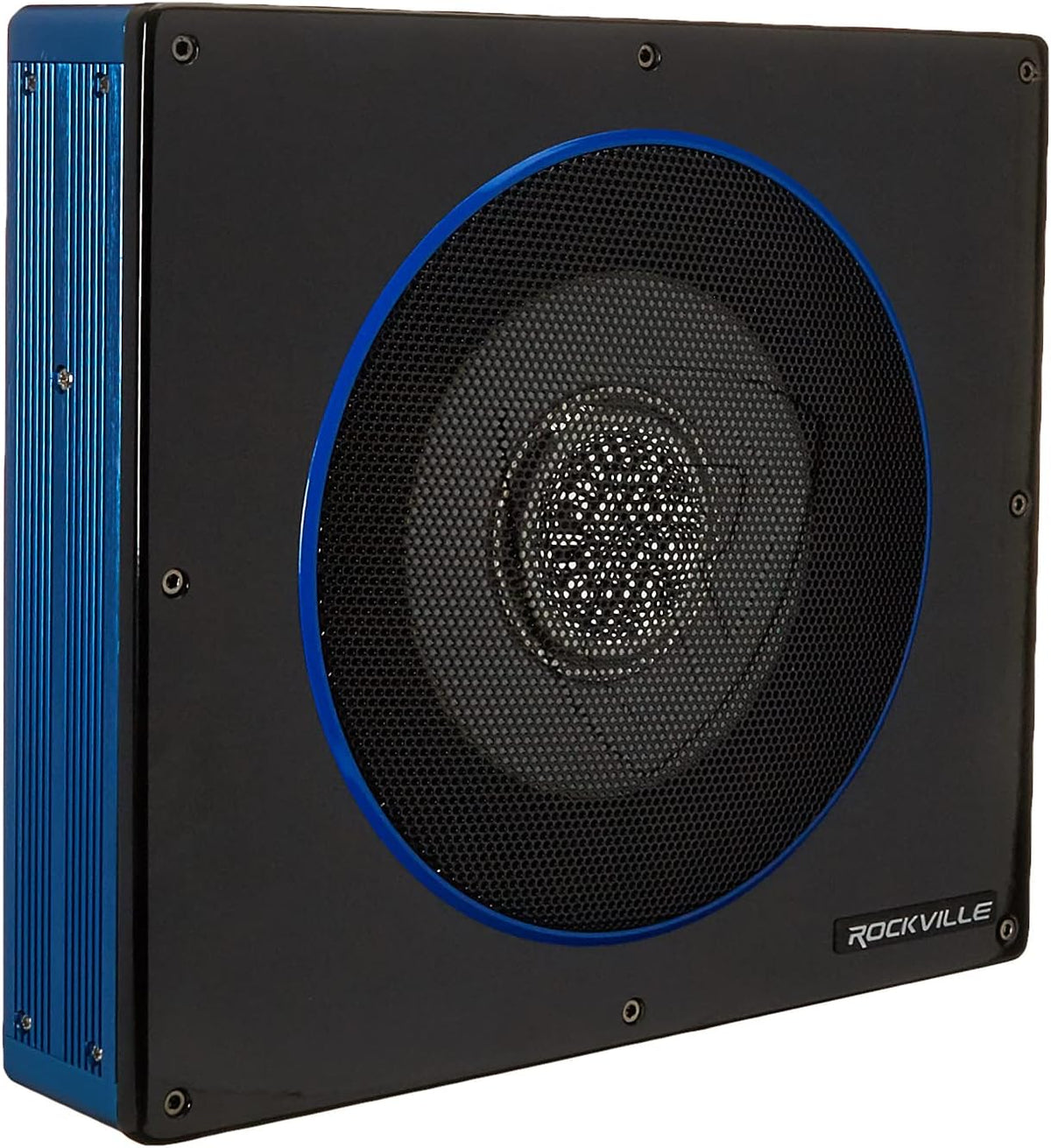 10 800 Watt Slim Low Profile Powered Car Subwoofer G364