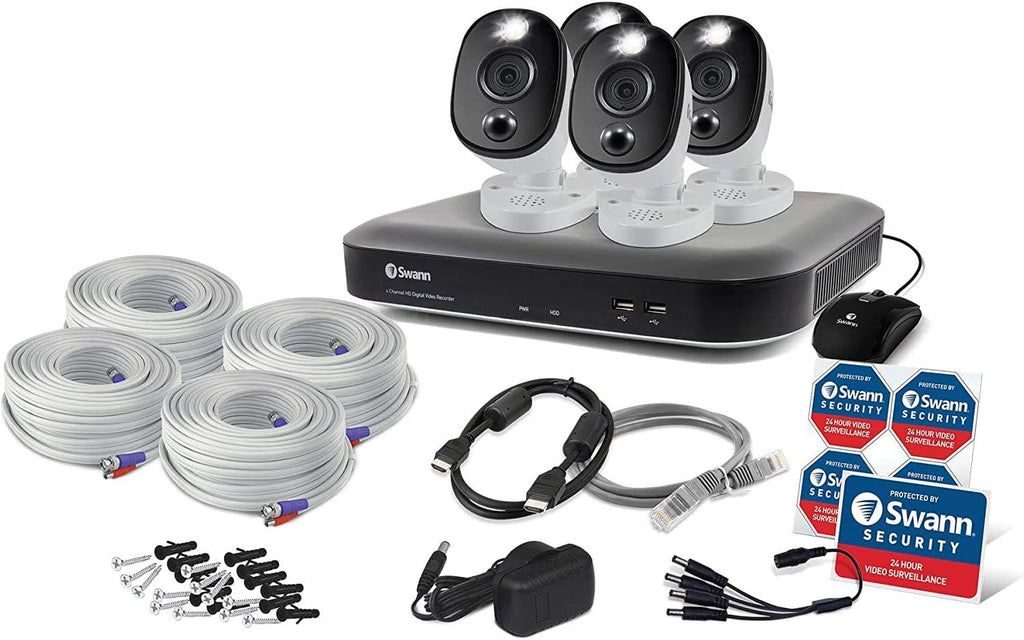 8 Channel 4 Camera 4K HD DVR Security System T744