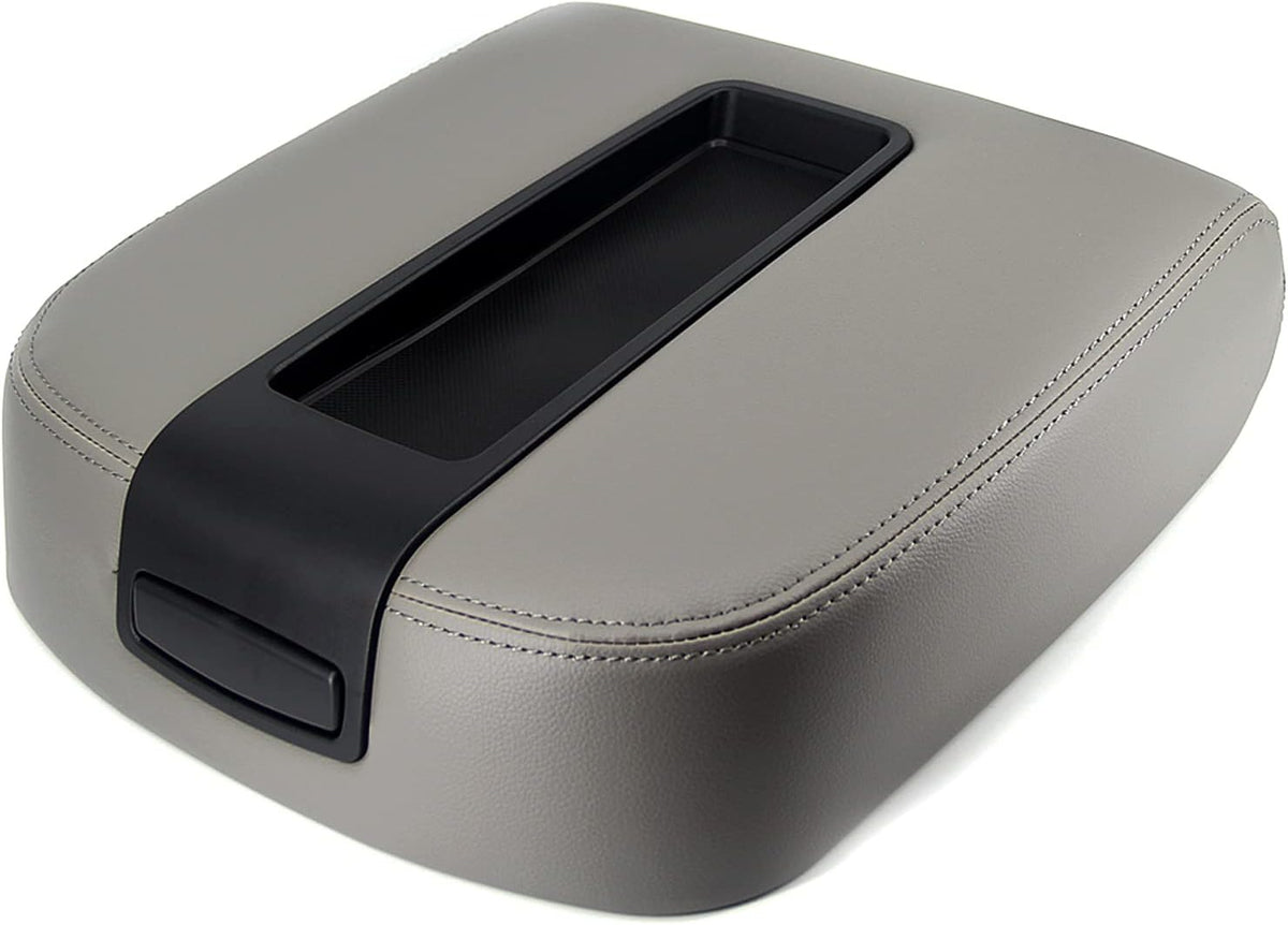 Gray Center Console Lid Armrest Cover Pack of 2 S1648