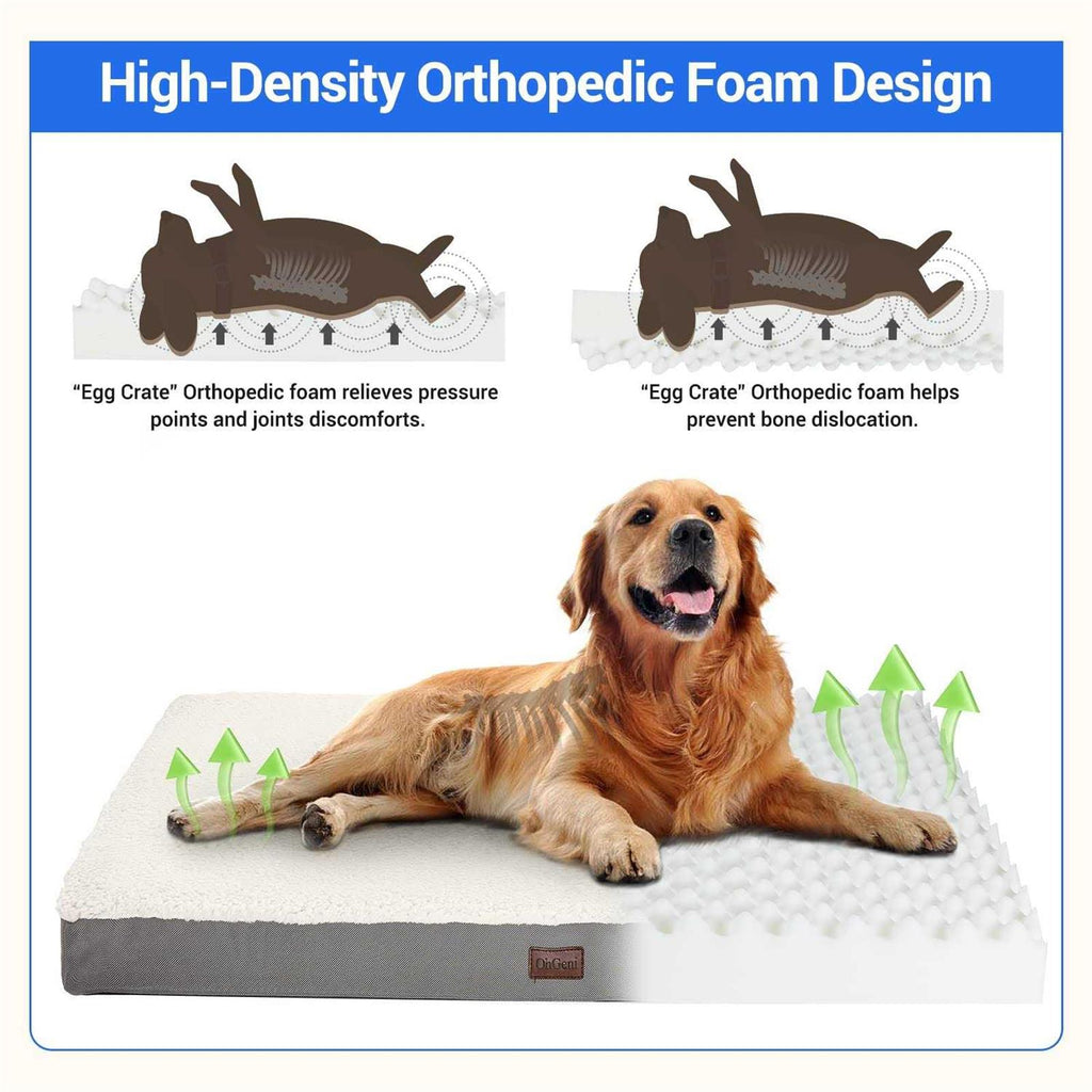 Orthopedic Dog Bed with Egg Foam and Non-Slip Bottom Q2615