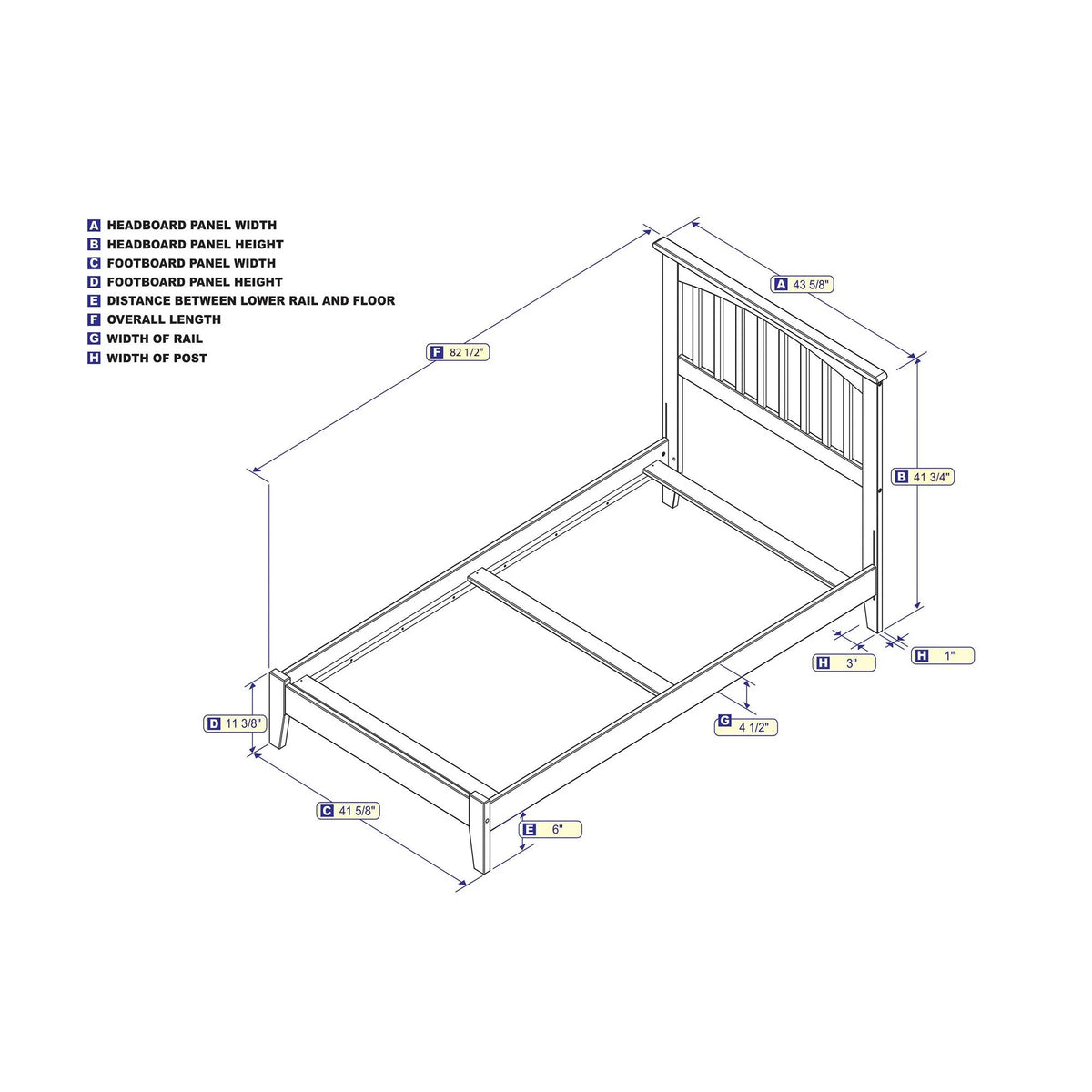 Traditional Bed S921076