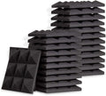 Black 12 Pack Acoustic Foam Panels D687682
