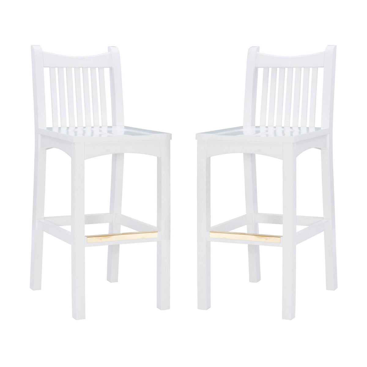 White Leola Barstools Set of 2 S443
