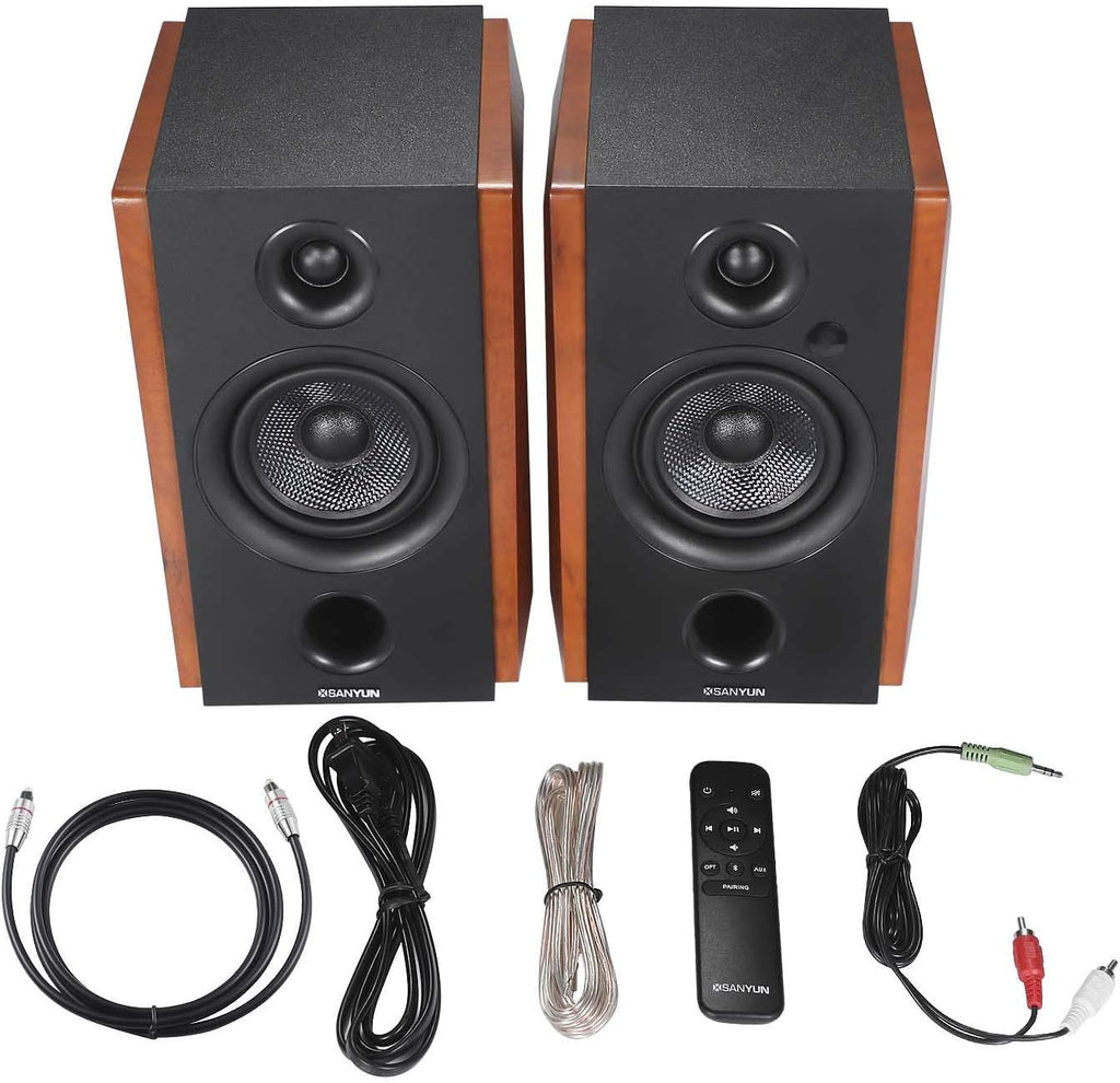 Active Bookshelf Speakers with Carbon Fiber Speaker Unit X58729