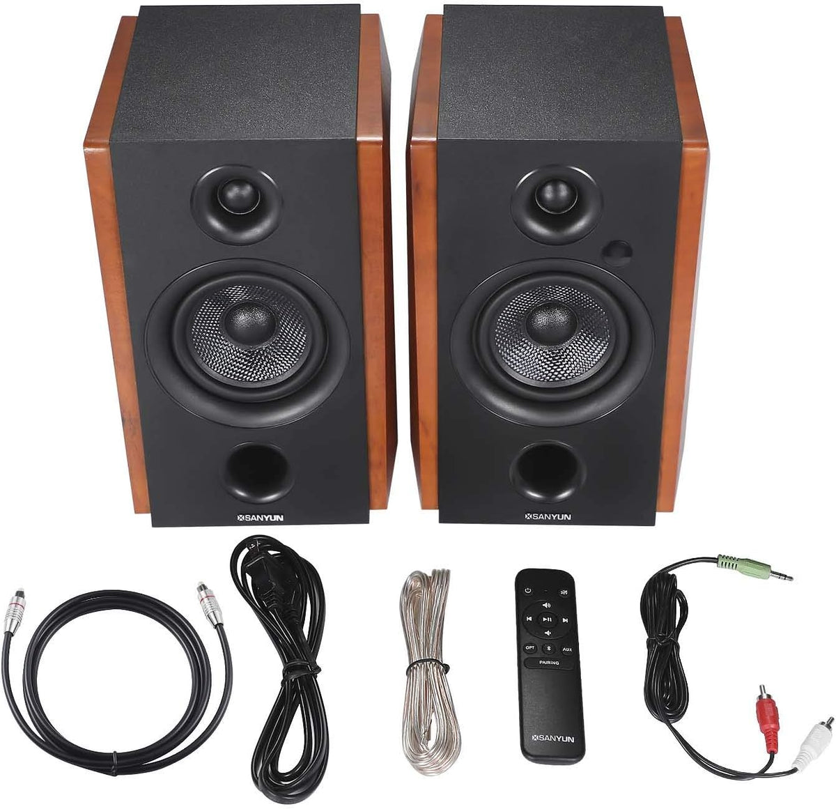 Active Bookshelf Speakers with Carbon Fiber Speaker Unit X58729