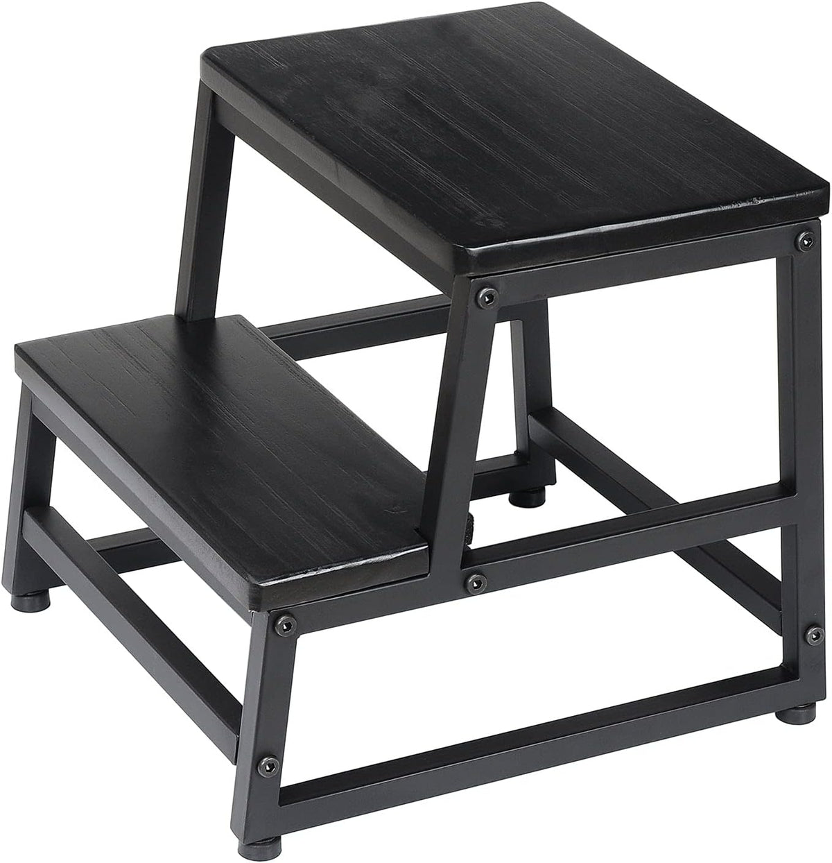 Dark Walnut Bed Steps 500lb Load Capacity Pack of 2 P2146