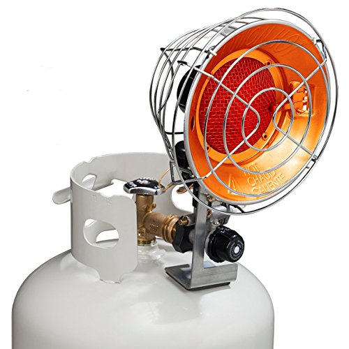 Silver 15000 BTU Propane Tank Top Heater E47252