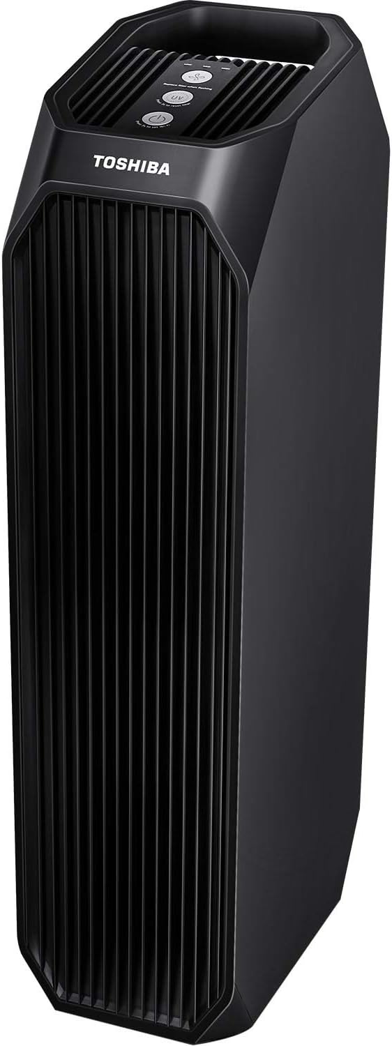 Black Air Purifier with UV Light Sanitizer P7528