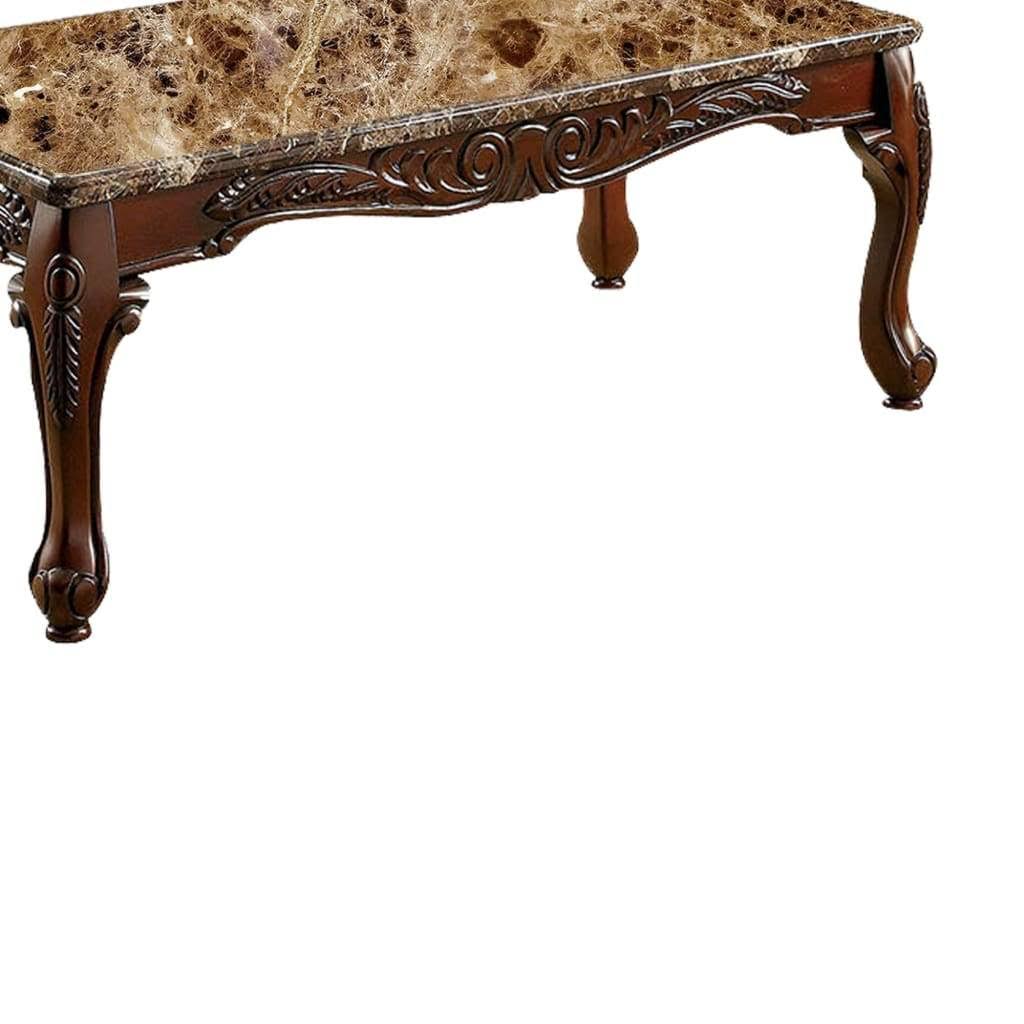 3 Piece Dark Oak Table Set S855549