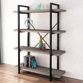 4-Tier Metal and Wood Bookshelf R141