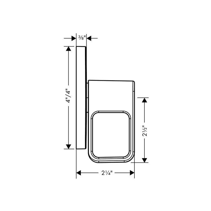 Chrome Volume Control Trim T228