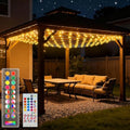 10 x 10ft 240 LED 35 Colors Changing Net Lights J36141