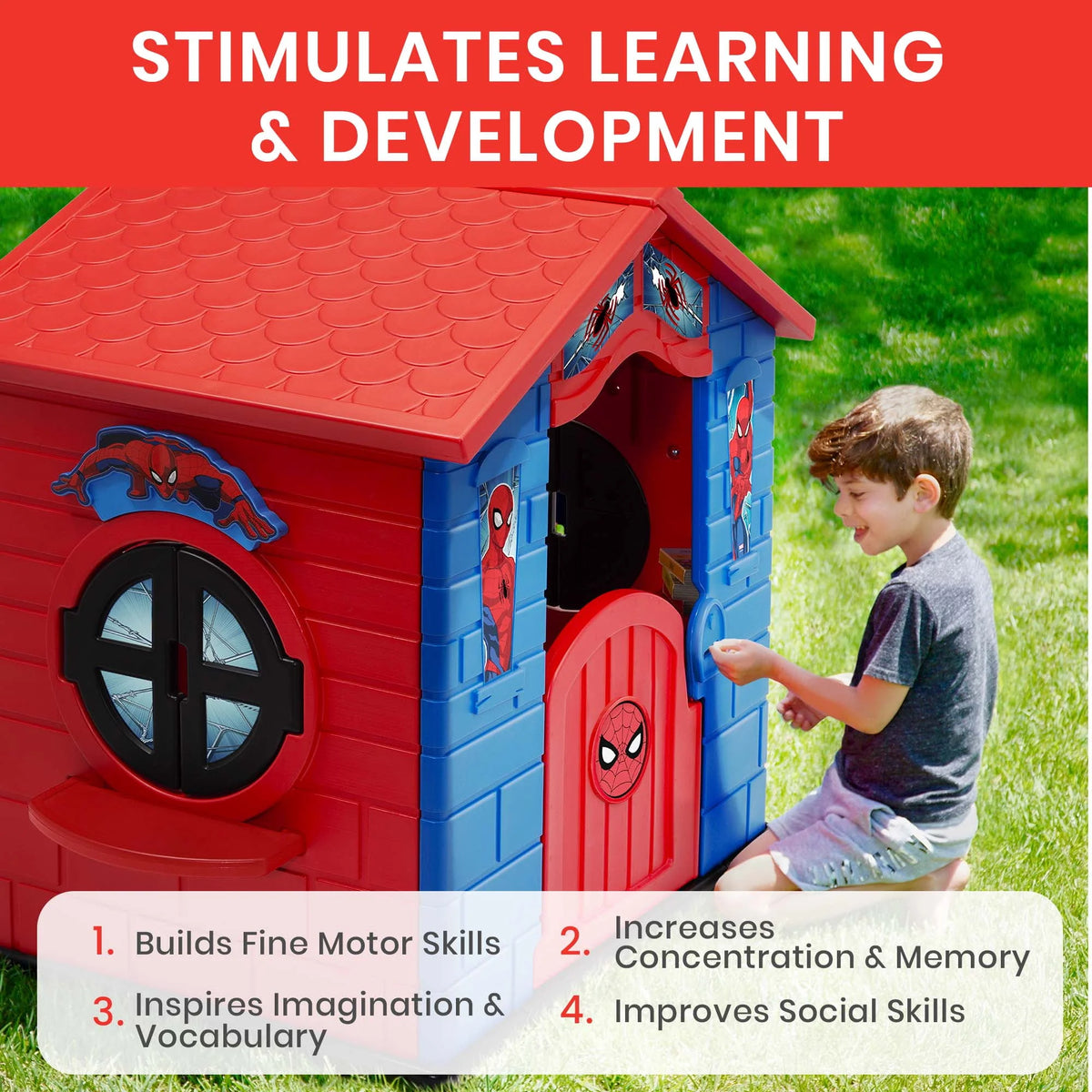 Plastic Indoor/Outdoor Playhouse O652
