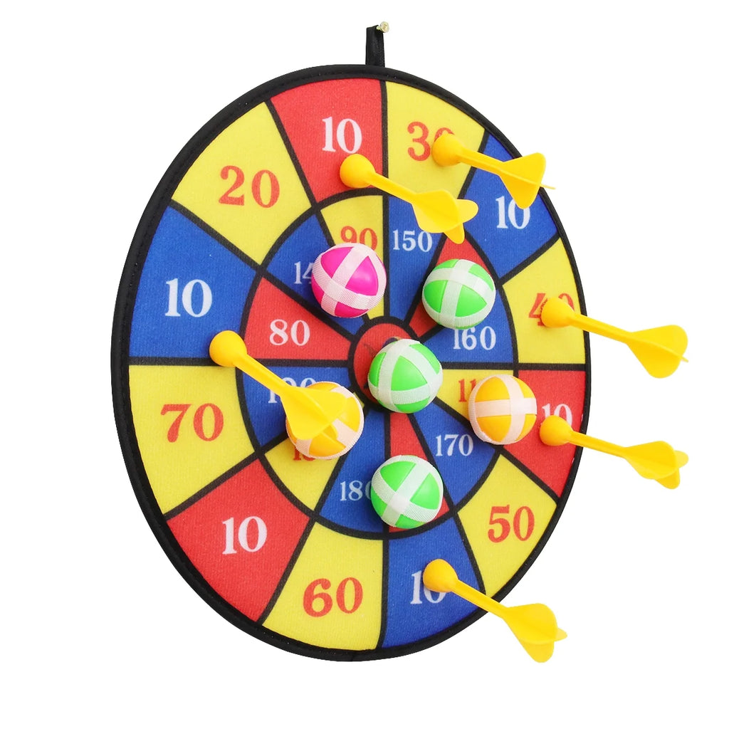 Flocking Dart Board with 4pcs Darts Dartboard Set Z3216